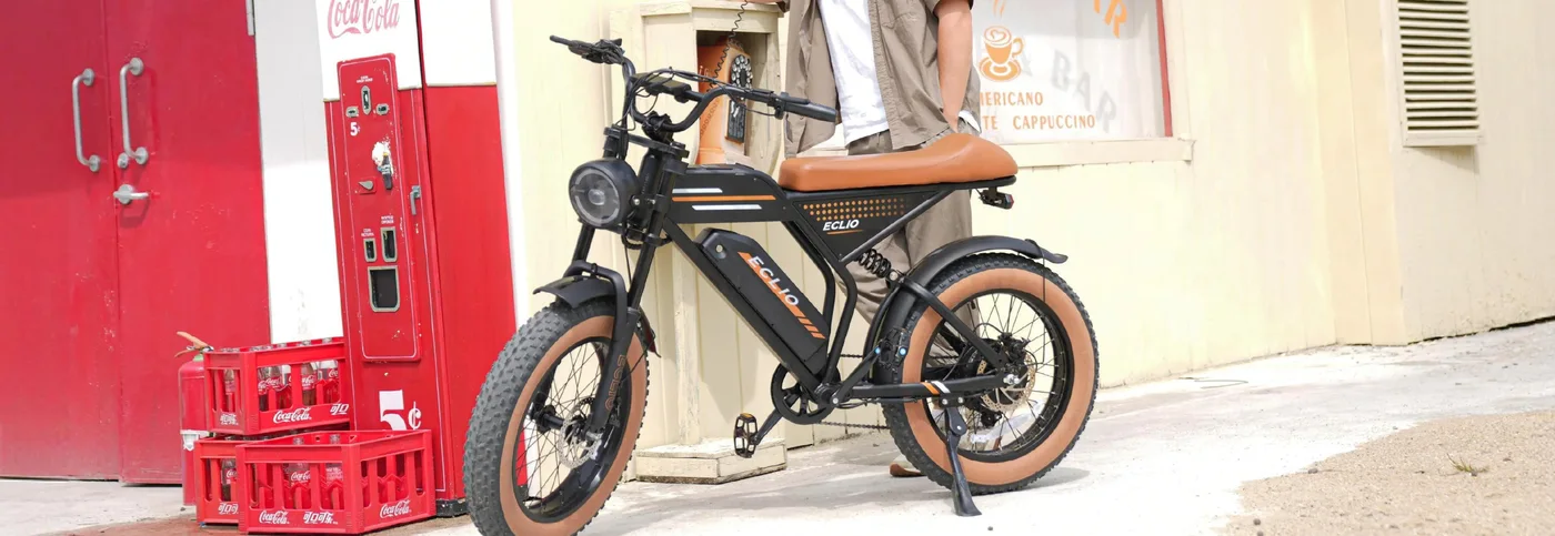 Eclio Vetus 2 fat-tire electric bike, in stock at Lake Park Bicycles