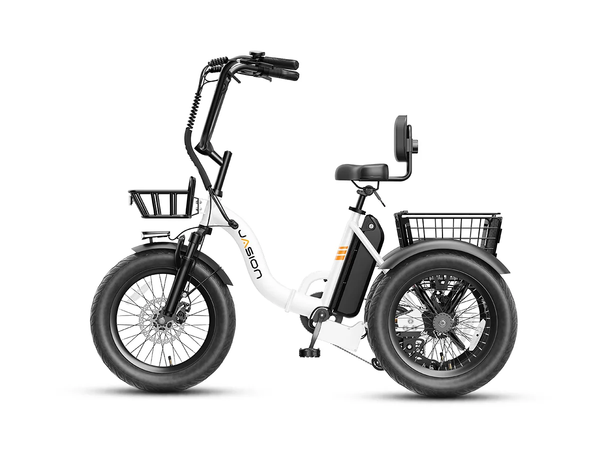 View photo: Jasion JT18 Electric Trike in White