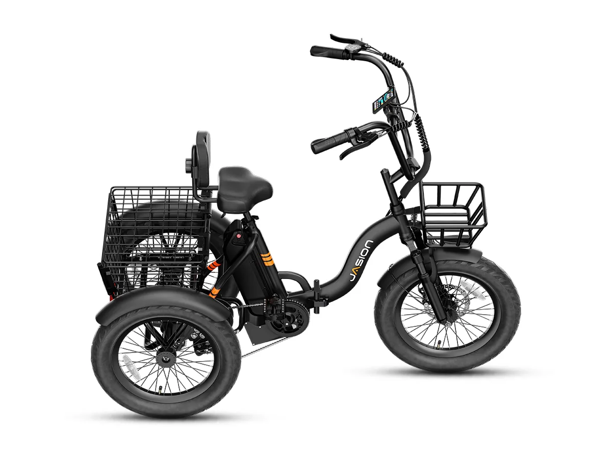 View photo: Jasion JT18 Electric Trike in Black